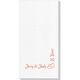 Corner Text with Graphic Double Hearts Deville Guest Towels Image 2 of 3